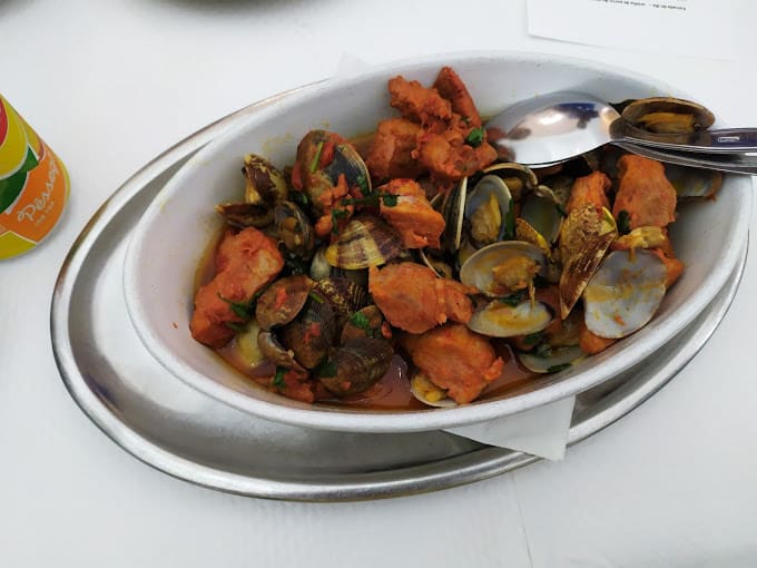 Carne de porco alentejana