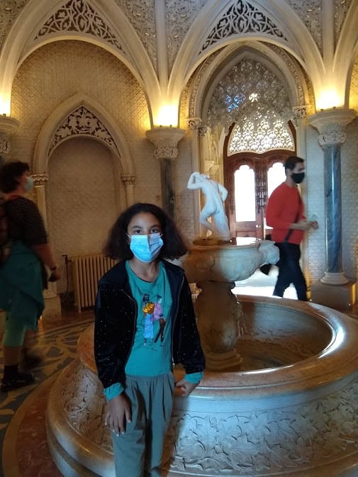 Fountain  atrium Palace of Monserrate Sintra
